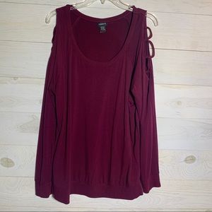 Torrid cold shoulder top